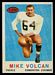 1959 Topps CFL Mike Volcan