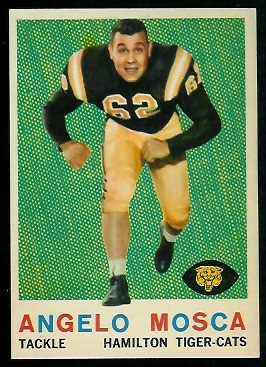 Angelo Mosca 1959 Topps CFL football card Angelo Mosca 1959 Topps CFL football card