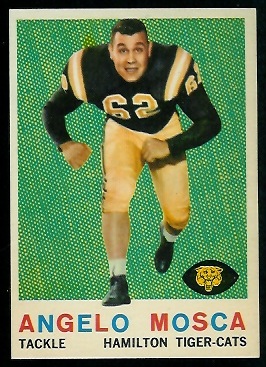 Angelo Mosca 1959 Topps CFL football card