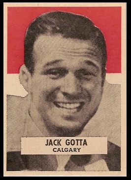 Jack Gotta 1959 Wheaties CFL football card