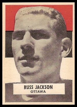 Russ Jackson 1959 Wheaties CFL football card