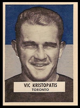 Vic Kristopaitis 1959 Wheaties CFL football card Vic Kristopaitis 1959 Wheaties CFL football card