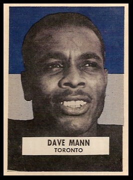 Dave Mann 1959 Wheaties CFL football card