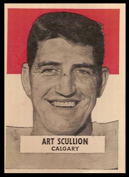 Art Scullion 1959 Wheaties CFL football card