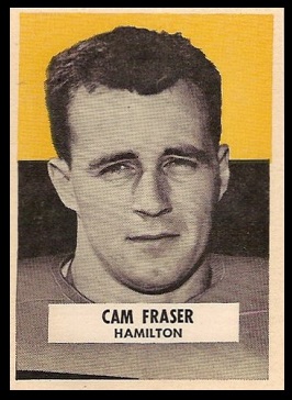 Cam Fraser 1959 Wheaties CFL football card