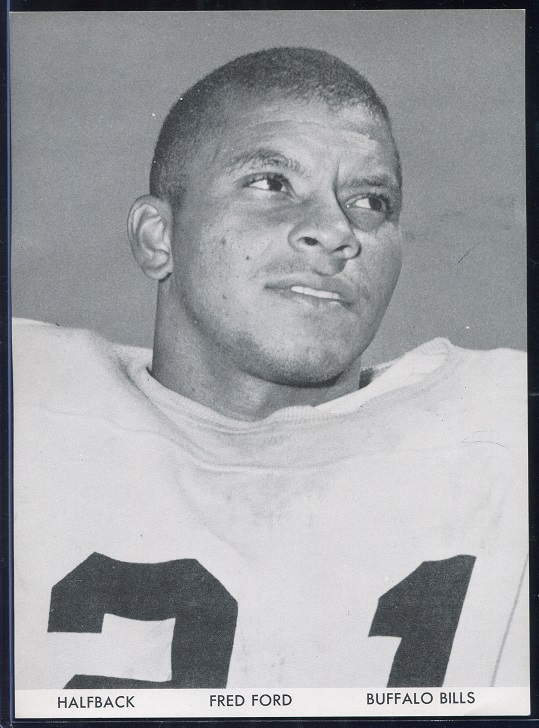 Fred Ford 1960 Bills Team Issue football card