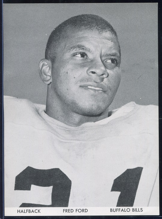 Fred Ford 1960 Bills Team Issue football card Fred Ford 1960 Bills Team Issue football card