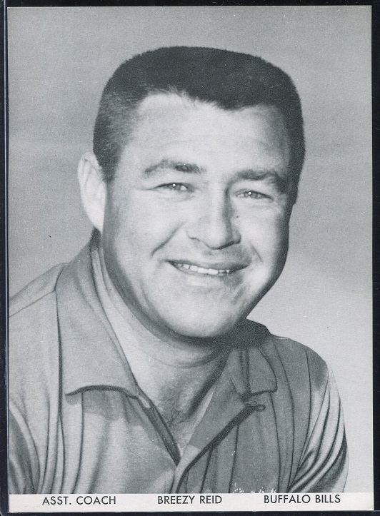 Floyd Reid 1960 Bills Team Issue football card