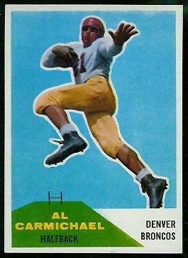 Al Carmichael 1960 Fleer football card Al Carmichael 1960 Fleer football card