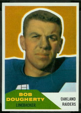 Bob Dougherty 1960 Fleer football card