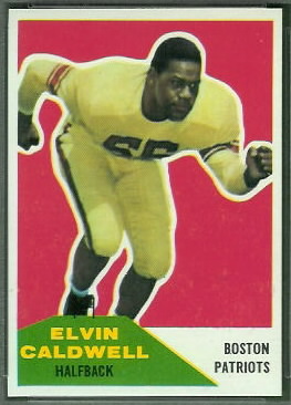 Elvin Caldwell 1960 Fleer football card