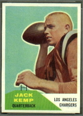 Jack Kemp 1960 Fleer football card