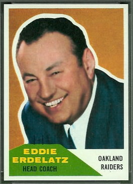 Eddie Erdelatz 1960 Fleer football card