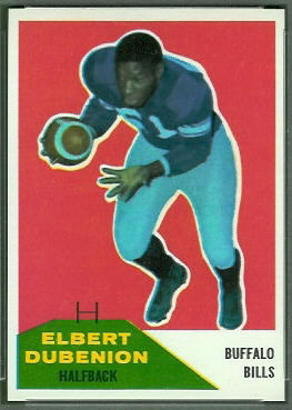 Elbert Dubenion 1960 Fleer football card
