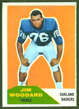 Jim Woodard 1960 Fleer football card