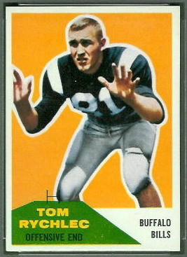 Tom Rychlec 1960 Fleer football card