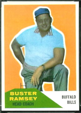 Buster Ramsey 1960 Fleer football card