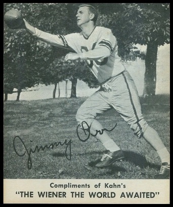 Jimmy Orr 1960 Kahns football card
