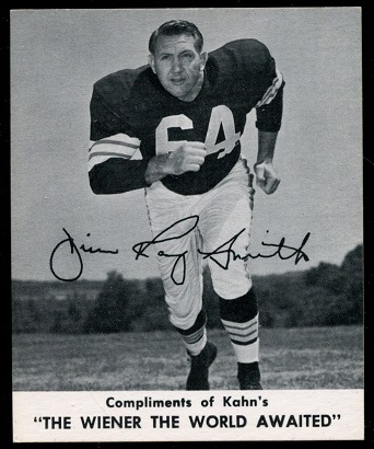 Jim Ray Smith 1960 Kahns football card