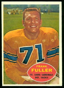 Frank Fuller 1960 Topps football card