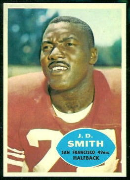J.D. Smith 1960 Topps football card J.D. Smith 1960 Topps football card