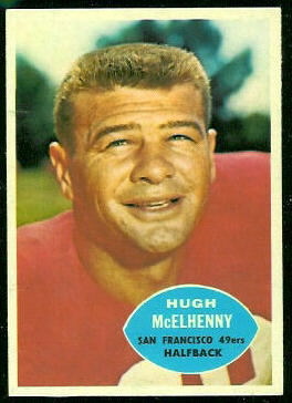 Hugh McElhenny 1960 Topps football card