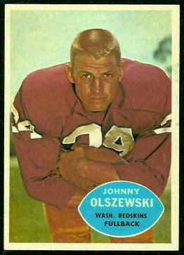 John Olszewski 1960 Topps football card