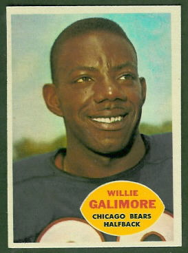 Willie Galimore 1960 Topps football card Willie Galimore 1960 Topps football card