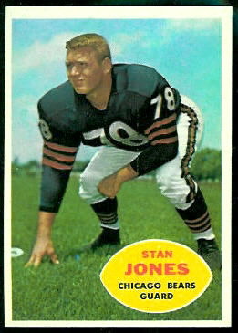 Stan Jones 1960 Topps football card