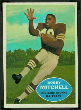 Bobby Mitchell 1960 Topps football card