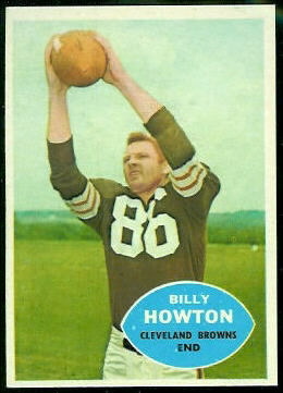 Bill Howton 1960 Topps football card Bill Howton 1960 Topps football card
