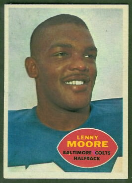 Lenny Moore 1960 Topps football card