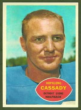 Howard Cassady 1960 Topps football card