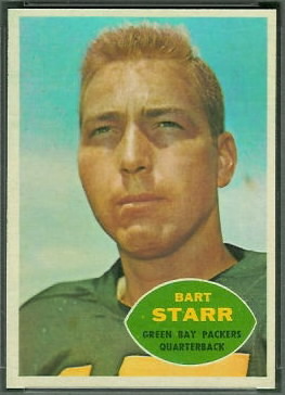 Bart Starr 1960 Topps football card Bart Starr 1960 Topps football card