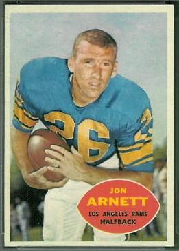 Jon Arnett 1960 Topps football card