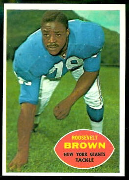 Roosevelt Brown 1960 Topps football card