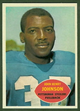 John Henry Johnson 1960 Topps football card