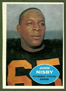 John Nisby 1960 Topps football card