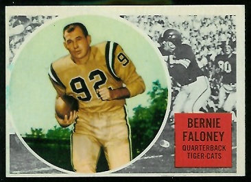 Bernie Faloney 1960 Topps CFL football card