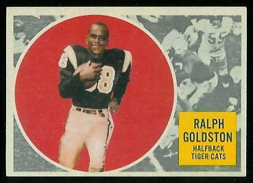 Ralph Goldston 1960 Topps CFL football card Ralph Goldston 1960 Topps CFL football card