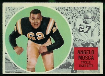 Angelo Mosca 1960 Topps CFL football card