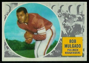 Bob Mulgado 1960 Topps CFL football card