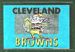 1960 Topps Metallic Stickers Cleveland Browns