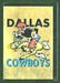 1960 Topps Metallic Stickers Dallas Cowboys