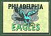 1960 Topps Metallic Stickers Philadelphia Eagles