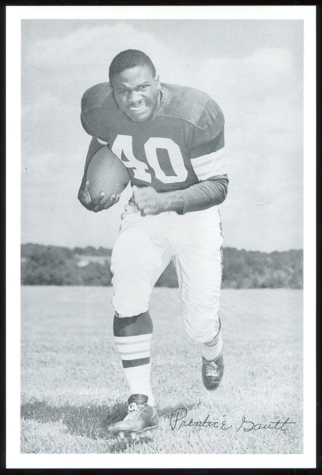 Prentice Gautt 1961 Browns Team Issue 6x9 football card