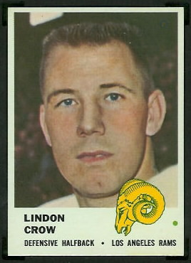 Lindon Crow 1961 Fleer football card