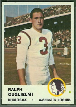 Ralph Guglielmi 1961 Fleer football card