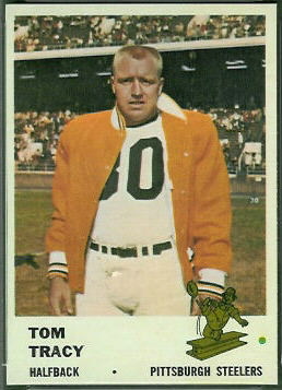 Tom Tracy 1961 Fleer football card