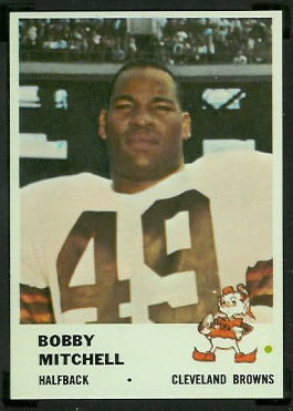 Bobby Mitchell 1961 Fleer football card